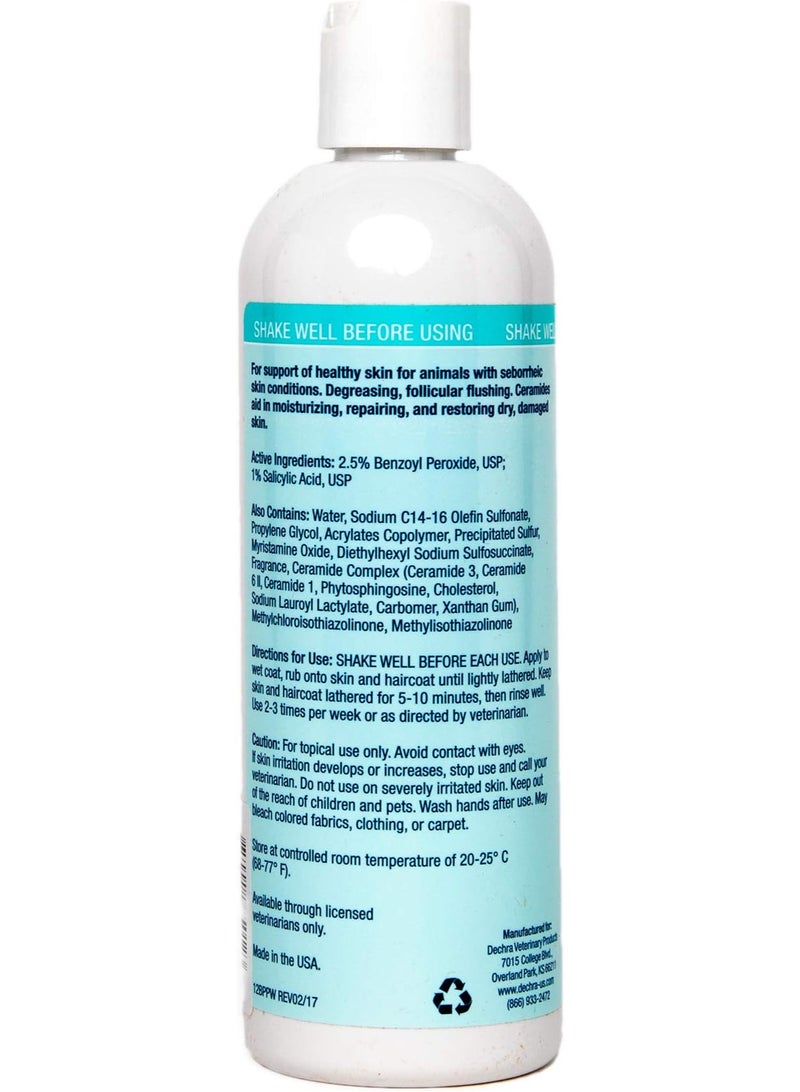 DECHRA DermaBenSs Shampoo for Dogs Cats & Horses Gentle Soap-Free Deep Cleansing Care 12oz From Varmacy - Image 2
